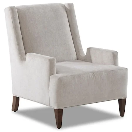 Contemporary Cut Away Accent Chair